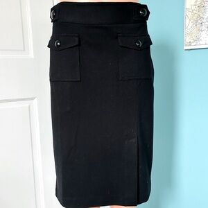 Grace Elements Knit pencil skirt with front pockets (size 6)